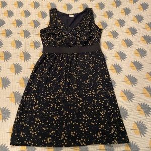 ESPRIT star-patterned ruffle front sleeveless dress